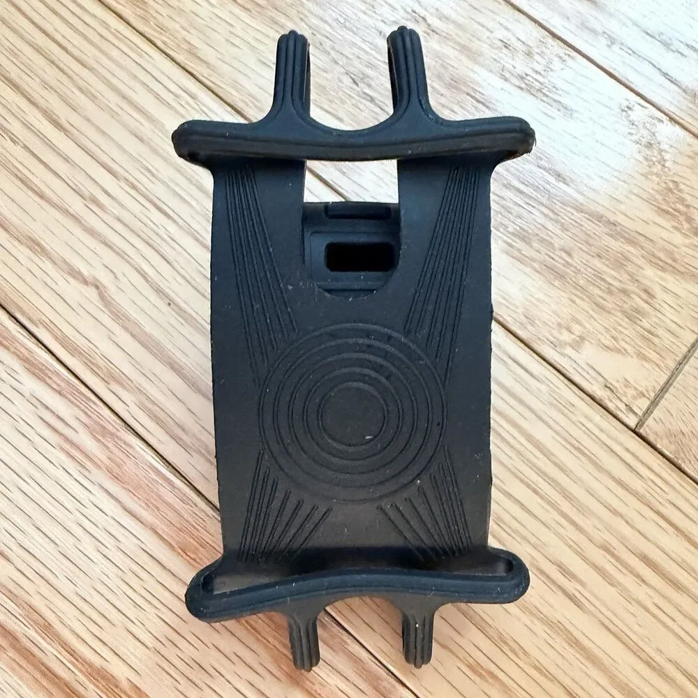 Multifunction Bike Motorcycle Stroller Phone Holder – Black – Fits 4–6” Phones